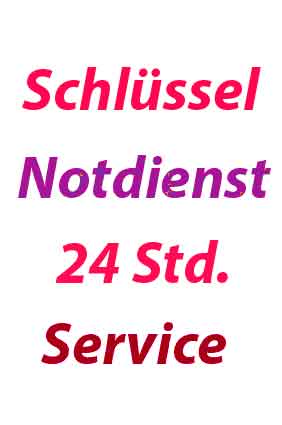 Ruhrgebiet Schluessel Notdienst 24Std. Service